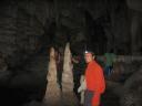 Enjoying the Limestone Cave.