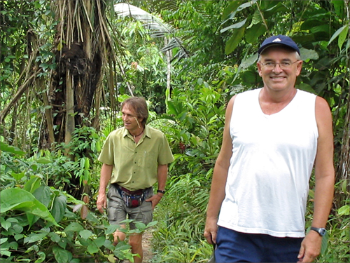 Bill and Doug, jungle hike BootsnAll.jpg
