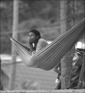 Girl on Hammock