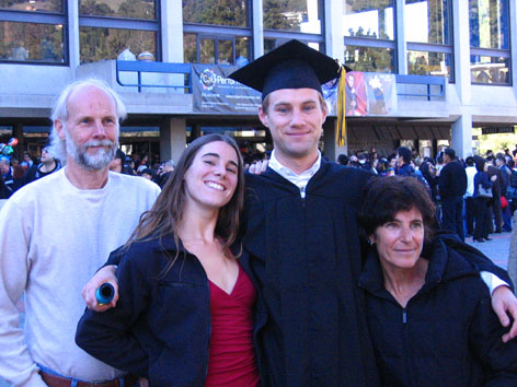 Steve's family Steve's graduation