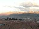 View from window hostal resbalosa cusco peru