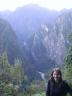 Quene climbing up to Machu Picchu
