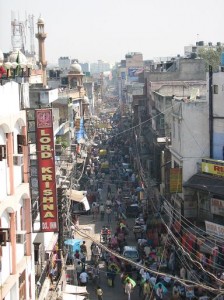 Main Bazaar view from hotel