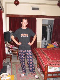 Fabien's new pajama pants