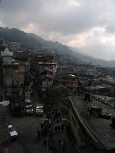 Darjeeling and clouds