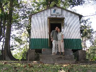 Us at the Jaldhapara Tourist Lodge