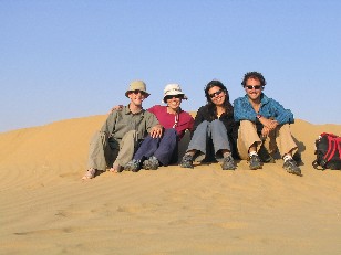 Group photo, sand dunes, Thar Desert