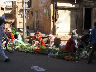 Women selling vegetables, Jaisalmer