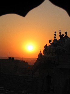 Sunset View from the Fort Palace, Jaisalmer