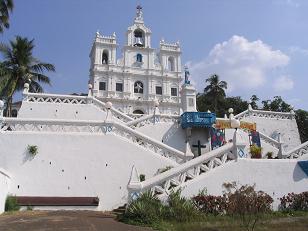 Goa - Panali : Portuguese style church