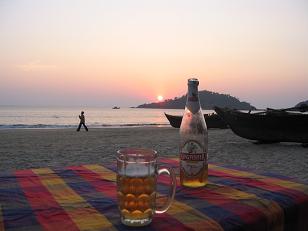 Palolem Beach : beach, beer, sunset ! Great time !