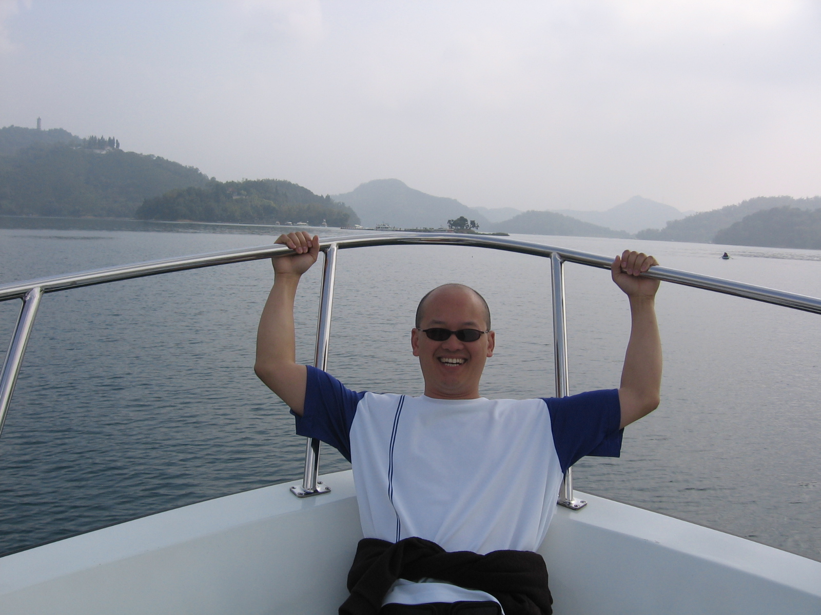 Boating on Sun Moon Lake
