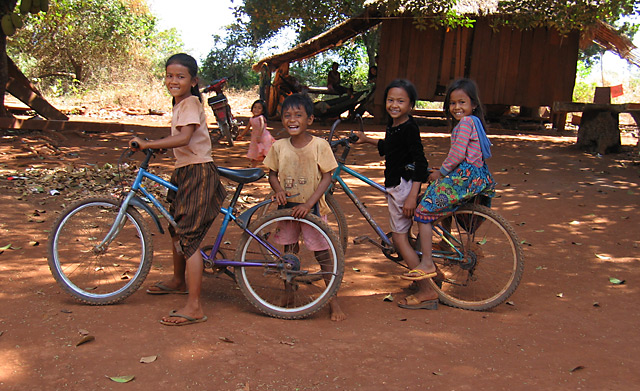 Beautiful Happy Khmer Children
