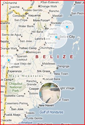 Planet Eye Belize Map