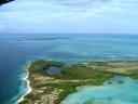 Island in Los Roques from plane.jpg