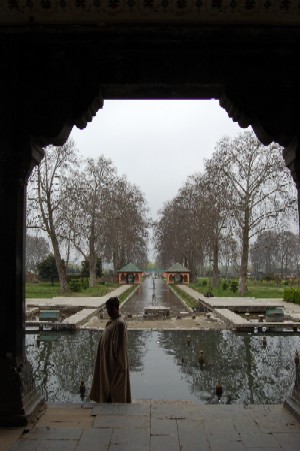 In the Mughal Gardens, Srinigar