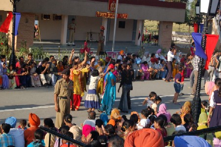 The border closing ceremony, Wagah/Attari, India/Pakistan