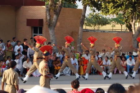 The border closing ceremony, Wagah/Attari, India/Pakistan