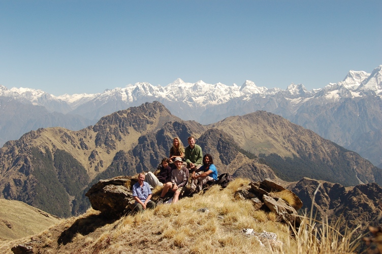 At the highest point above the pass, over 4000m. 