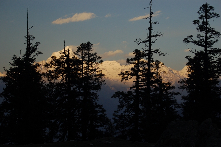 Perfect Himalayan sunset