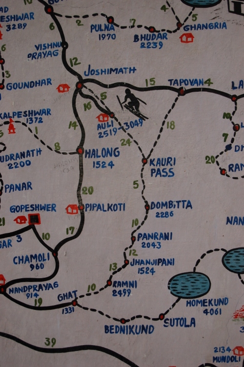 Kauri Pass Route Map