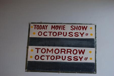 Not much choice of films....