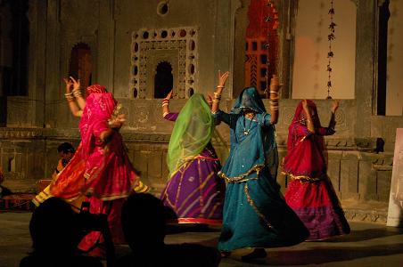 Traditional Rajasthani dancing