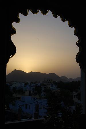 Sunset over Lake Pichola