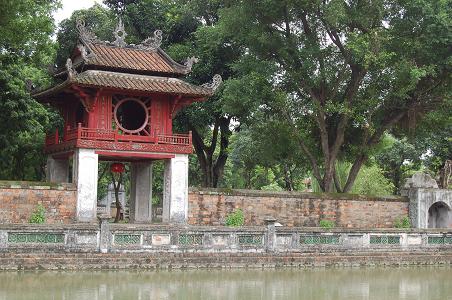 In the temple of literature complex