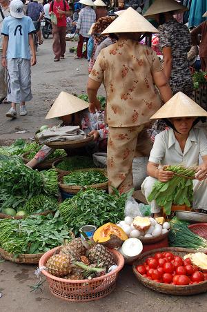 at the market