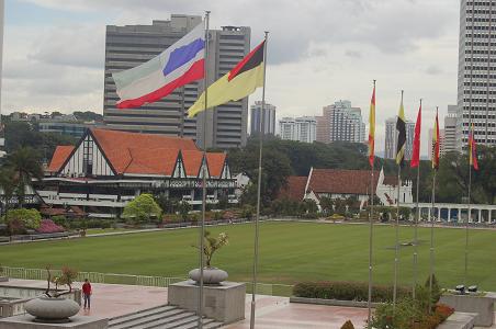 Mederka Square, and the colonial club where Malaysia's independence was announced 49 years ago