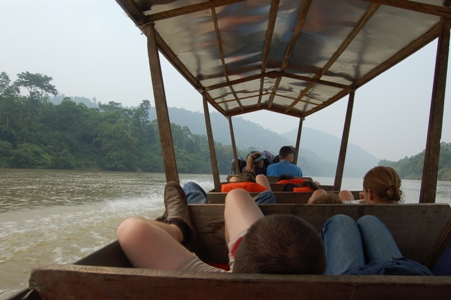 Boat ride to Taman Negara