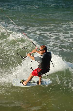 Kite surfing at St Kildas