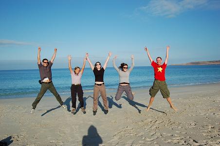 At the romantically named Antechamber Bay (East): do you know how many attempts this photo took?! 