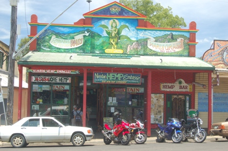 The high street, Nimbin