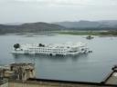 lake palace in Udaipur, or octopussys lair in James Bond.. Rajasthan