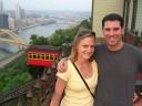 Stacey and Erik at the Duquesne Incline