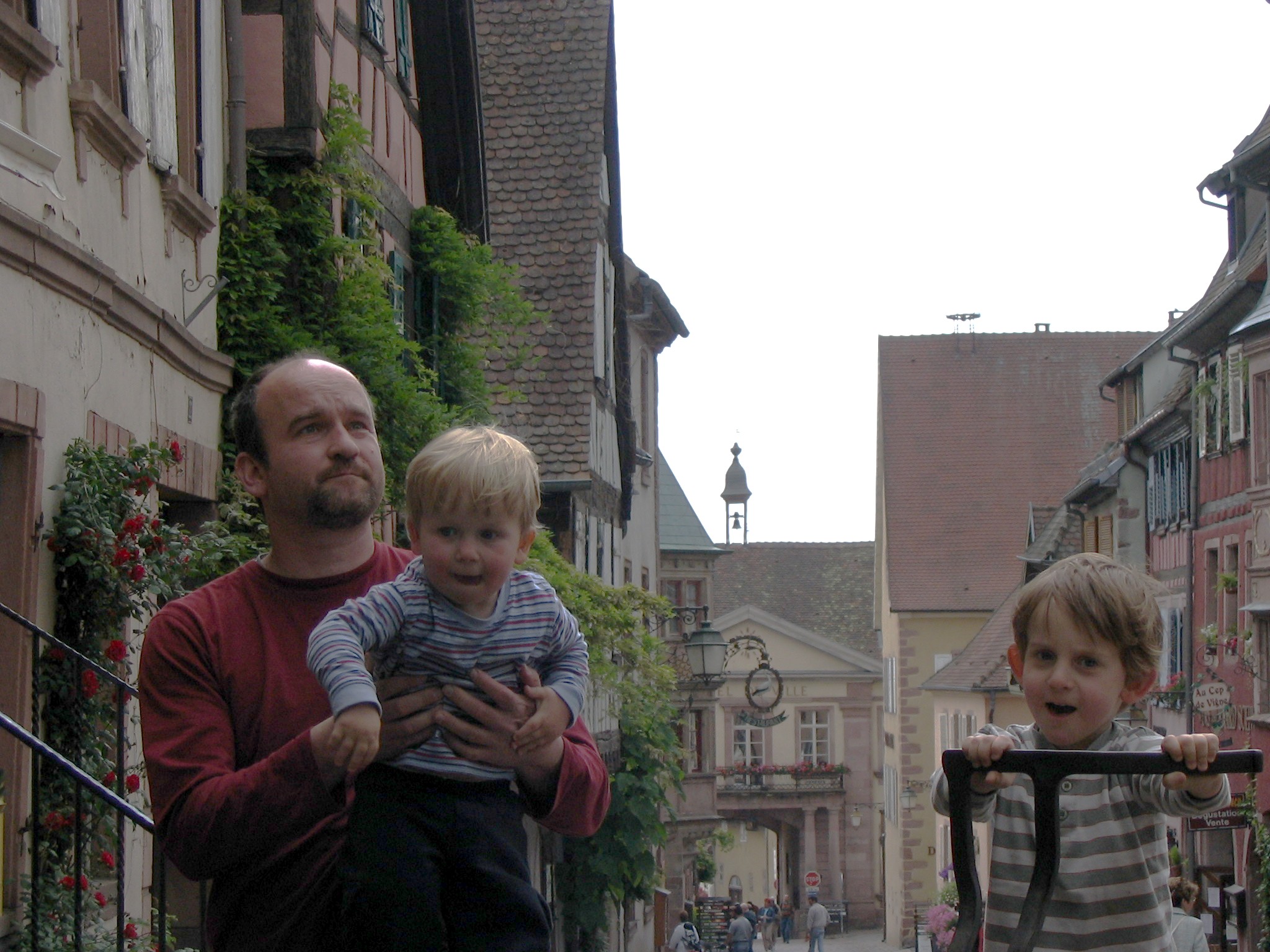 Matthias, Julian and William in Alsace, France
