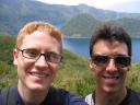 Josh and I at Lake Cuicocha, Ecuador