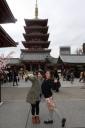 Me and Asa at the Asakusa Temple, Tokyo