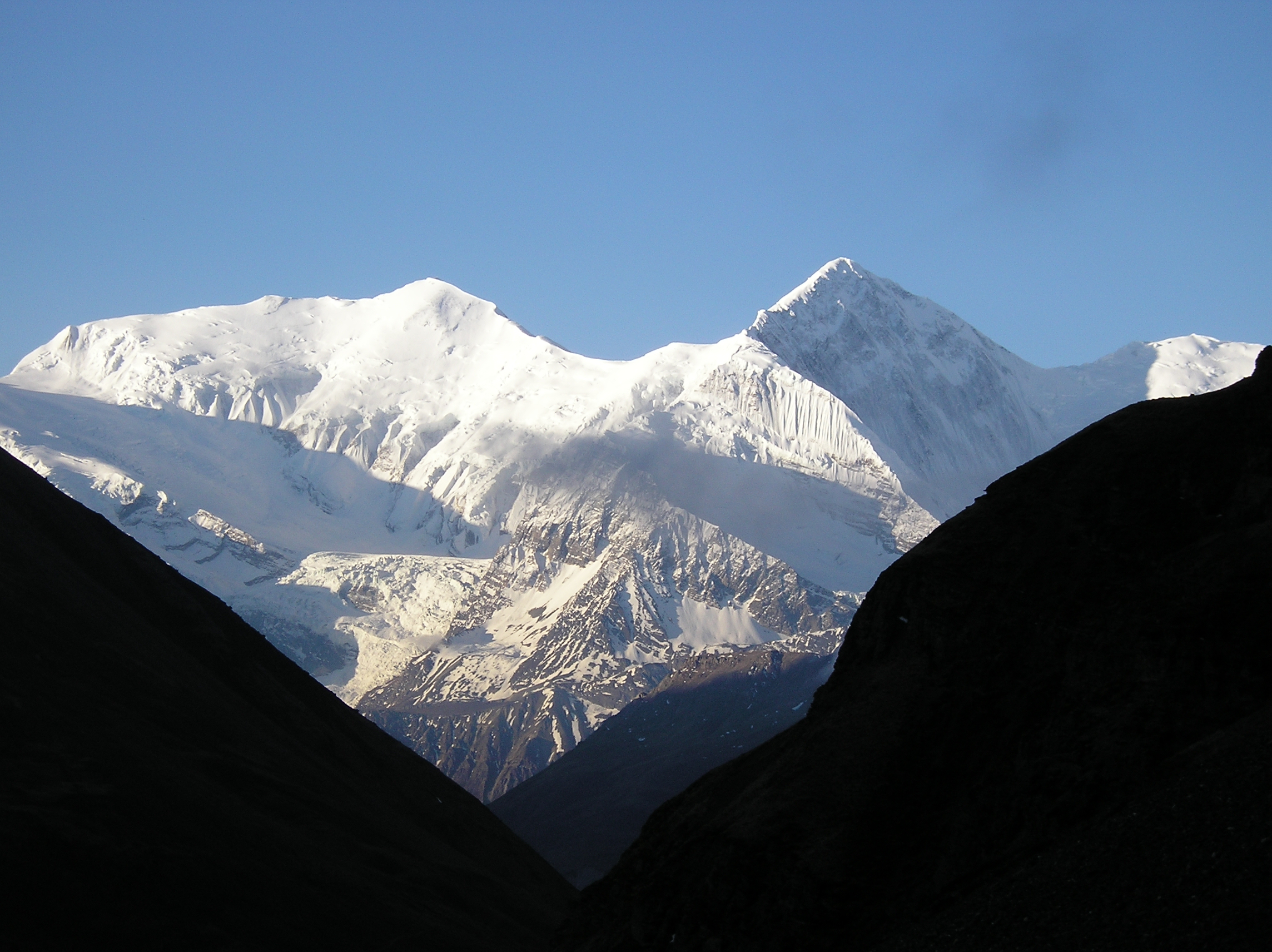 Annapurna II and IV at sunrise