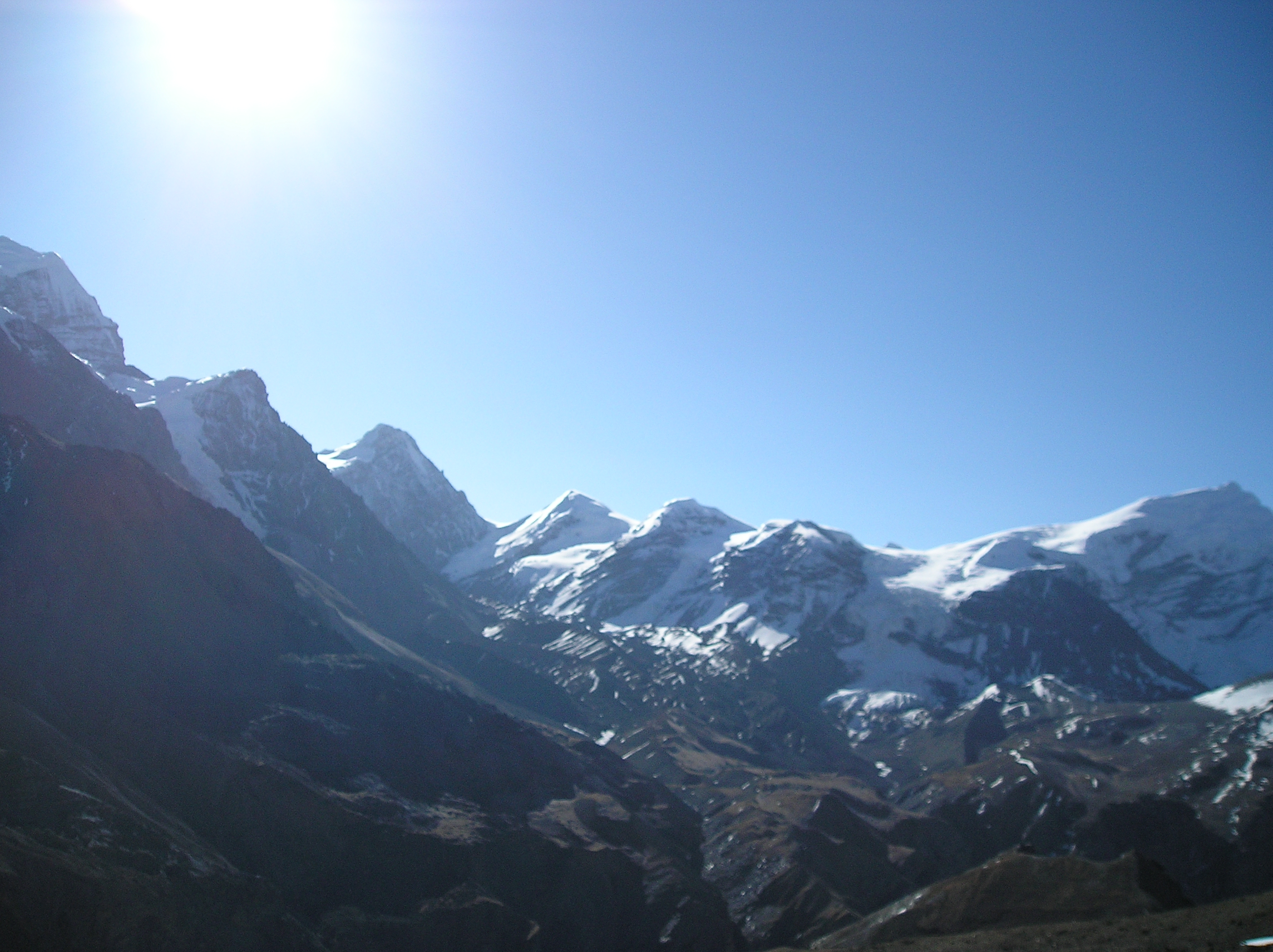 looking back from near Thorung-La