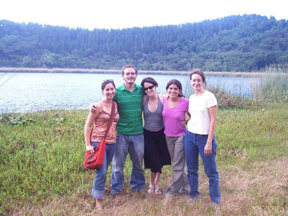 Here we are at Laguna Verde, a crater lake, that we also visited while on 