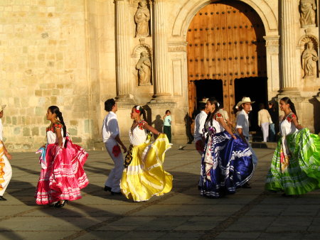 gettin' down in front of the church