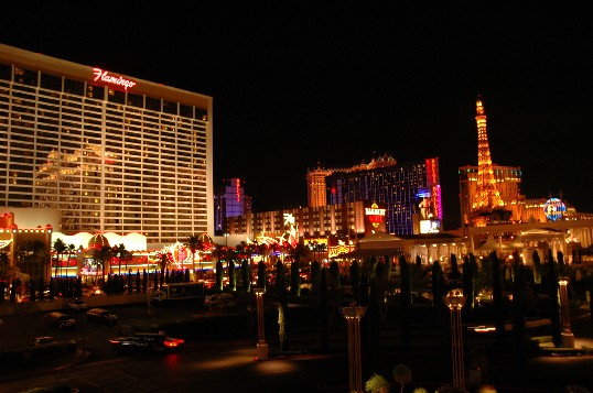 The lights of Vegas