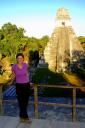Cara at Temple 2 - Tikal