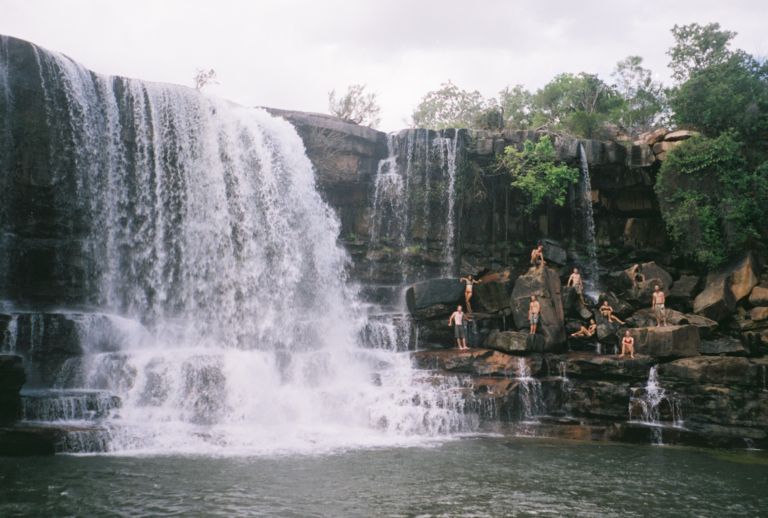 the group at bango falls