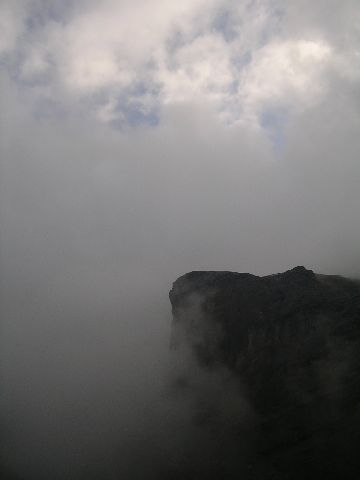Cloudy peak