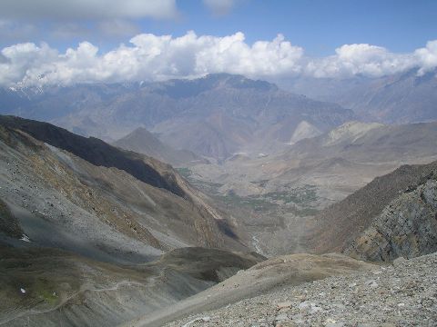 Down towards Muktinath
