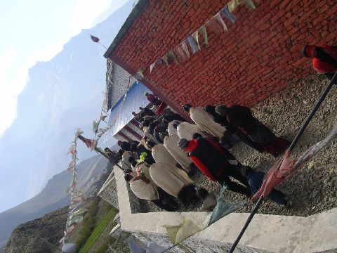 Buddhist procession